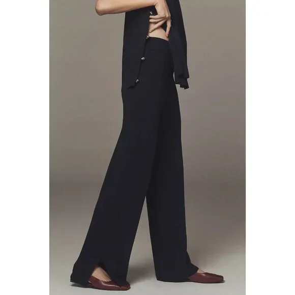 Maeve Pull-On Sweater Pants NAVYKnit XL